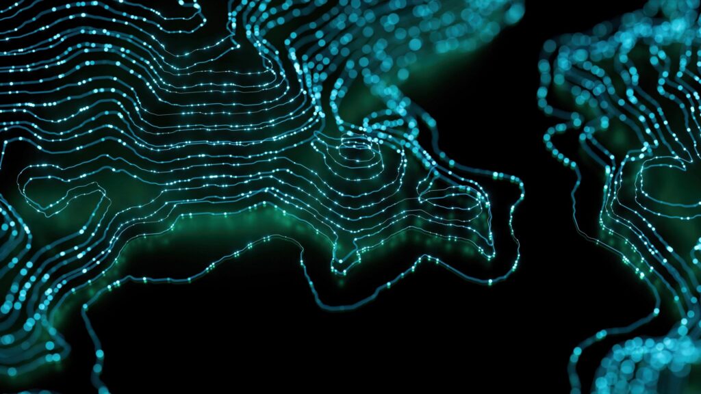 Abs Hologram Landscape background
