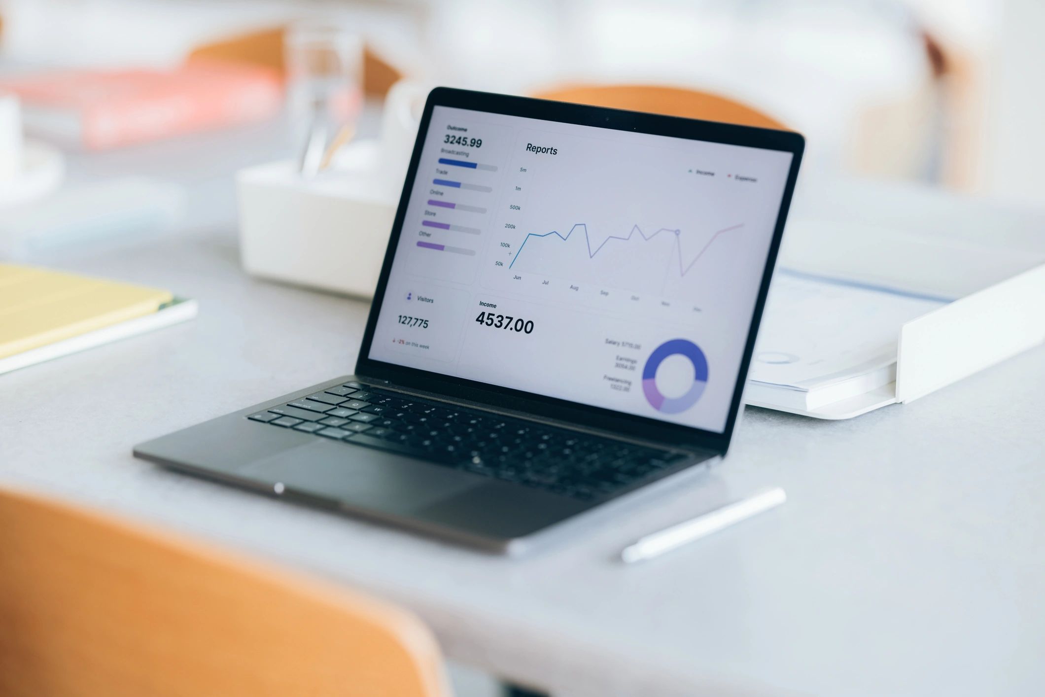 Website verification dashboard on a laptop